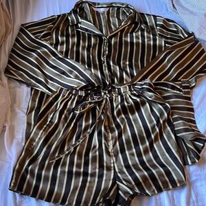 Victoria’s Secret Striped Pajamas